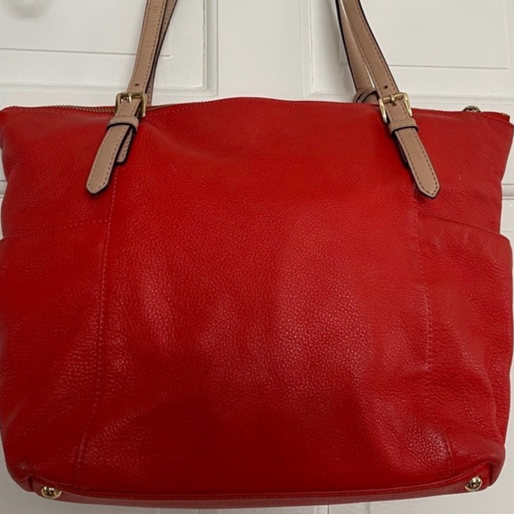 MICHAEL KORS Pebble Leather Jet Set East West Tote Bag - Picture 2 of 10